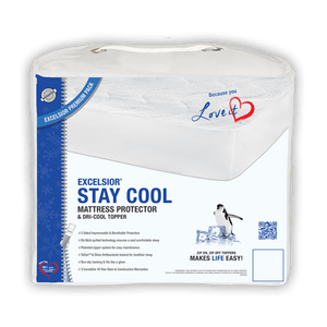 Excelsior Stay Cool Mattress Protector & Dri-Cool Topper